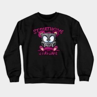 Millenial Mask Bear Crewneck Sweatshirt